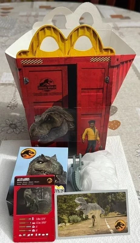 Figura de brinquedo estatueta dinossauro Dino Allosaurus Jurassic World Chaos 202 – photo 4